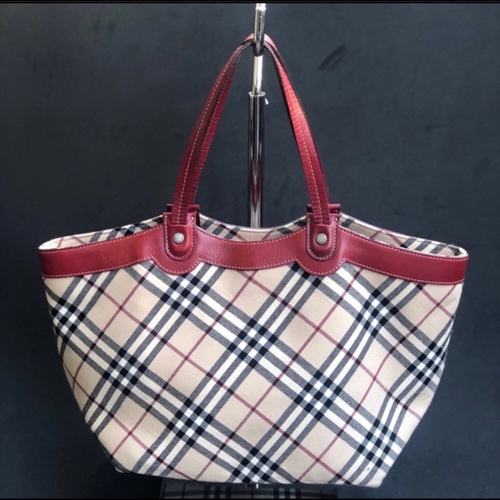Burberry Blue Label Nova Check Tote Bag